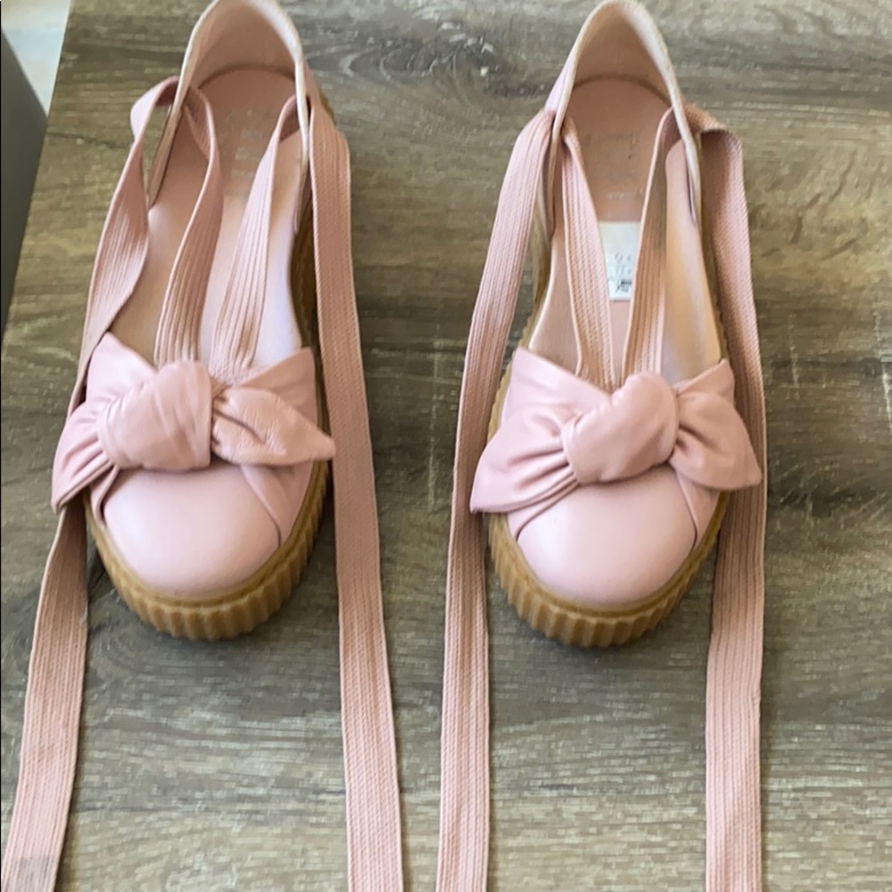 Rihanna platform sandals